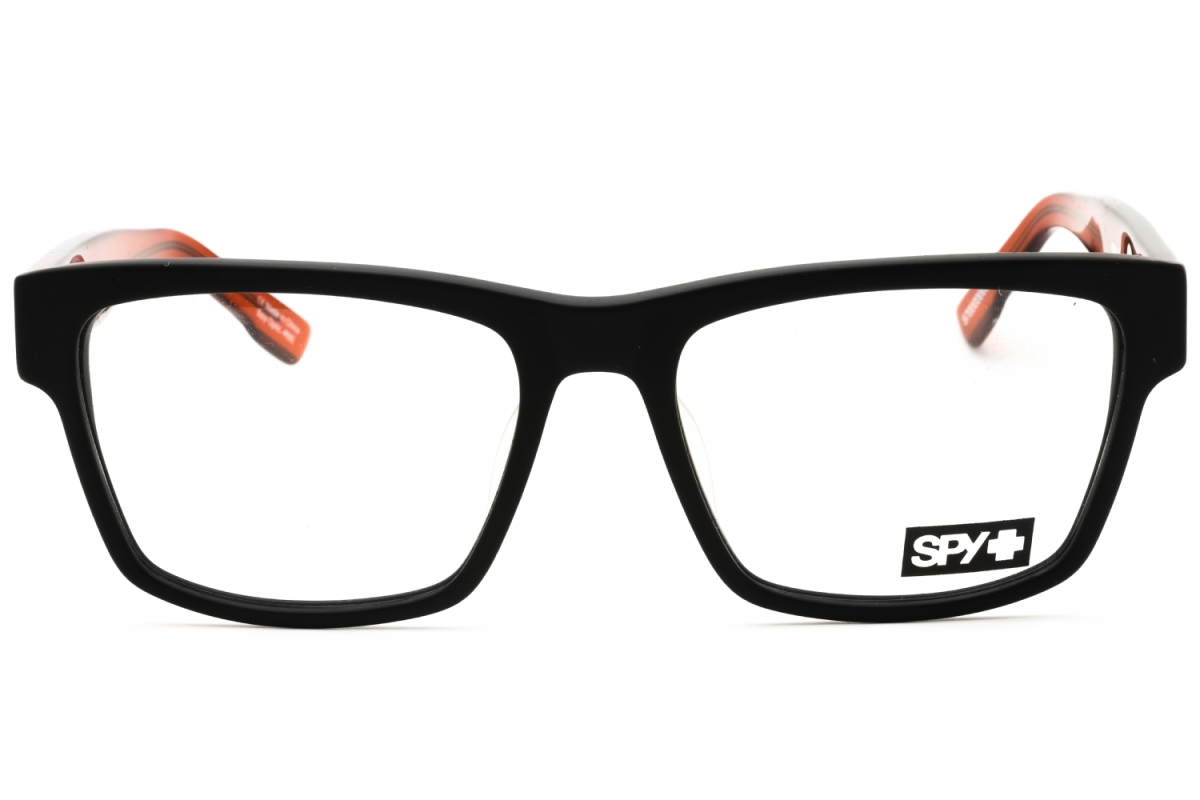 SPY WESTON56 Unisex Eyeglasses – Matte Black Trans Sepia, 56mm - Image 2