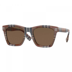 Burberry BE4348 Men's Sunglasses – Brown Check / Dark Brown, 52mm