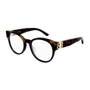 Balenciaga BB0173O Women's Eyeglasses β Dark Havana, 51mm