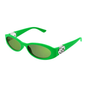 Gucci GG1660S Women's Sunglasses β Shiny Green / Green, 54mm