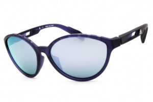 Adidas SP0012 Women's Sunglasses – Matte Violet / Smoke Polarized, 61mm
