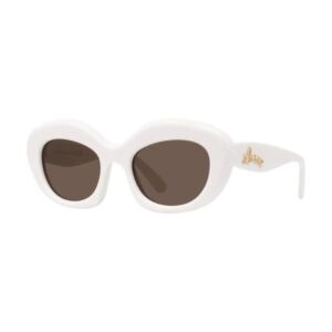 Loewe LW40153I Women's Sunglasses β Ivory / Brown, 51mm