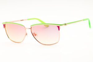Guess GU00133 Women's Sunglasses – Light Green / Bordeaux Mirror, 56mm