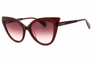 Max & Co MO0038 Women's Sunglasses β Shiny Bordeaux / Brown Gradient, 56mm