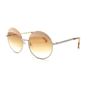 Loewe LW40007U Women's Sunglasses β Gold Pink Leather / Gradient Brown, 58mm