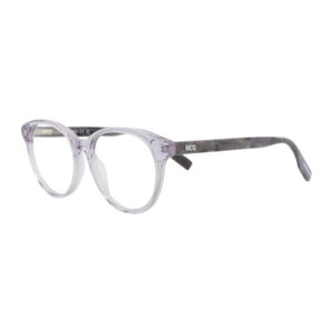 McQueen MQ0308O Women's Eyeglasses β Transparent Grey, 52mm