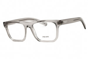 Prada PRC03V Men's Eyeglasses β Transparent Hematite Grey, 55mm