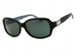 Kate Spade ANNIKA/P/S/US Women's Sunglasses – Black Blue / Grey Polarized, 56mm