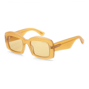 Tom Ford FT1218 Women's Sunglasses β Shiny Yellow / Brown, 53mm