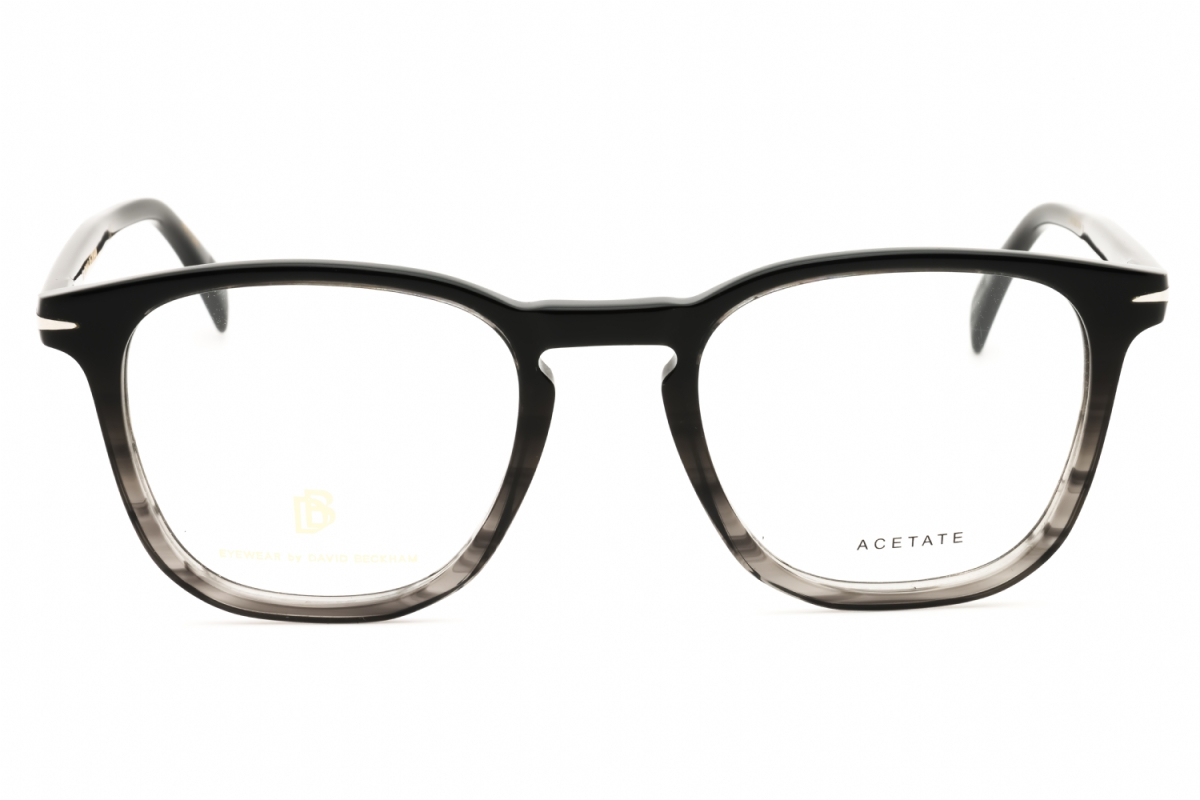 David Beckham DB1050 Men's Eyeglasses – Black Grey Horn, 49mm - Image 2
