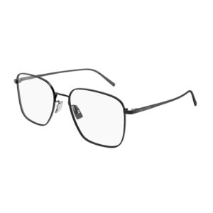 Saint Laurent SL491 Unisex Eyeglasses – Matte Black, 55mm