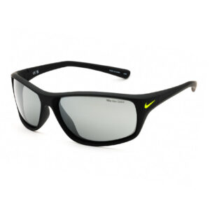 Nike NIKEADRENALINEFQ4601 Men's Sunglasses β Matte Black/Grey / Silver Flash, 64mm