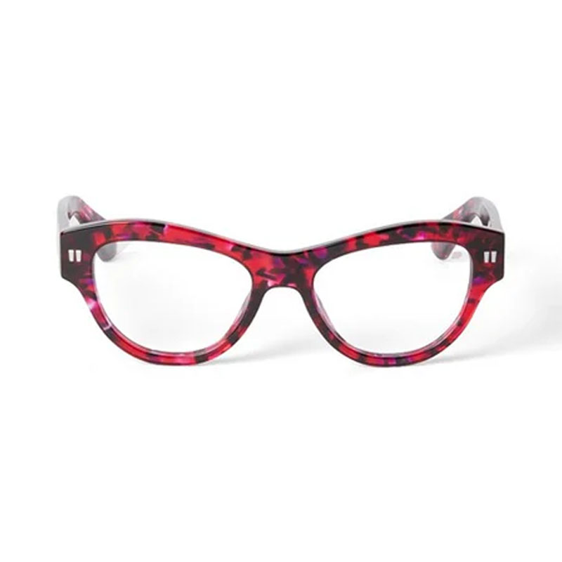 Off-White OERJ076STYLE76 Women's Eyeglasses – Havana Red/Purple, 51mm - Image 2
