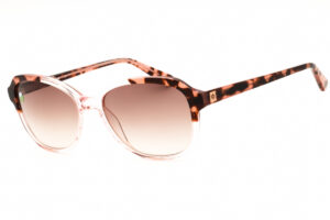 Anne Klein AK7078 Women's Sunglasses – Blush Crystal / Brown Gradient, 55mm