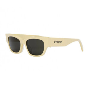 Celine CL40197U Women's Sunglasses – Shiny Light Brown / Smoke, 54mm