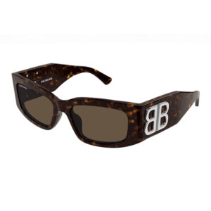 Balenciaga BB0360S Women's Sunglasses β Tortoise / Brown, 56mm