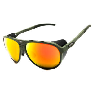 Rudy Project SP814013 Men's Sunglasses β Olive / Orange Mirror, 53mm