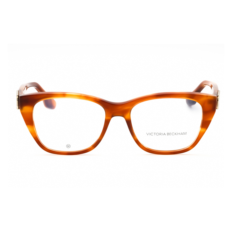 Victoria Beckham VB2662 Women's Eyeglasses – Striped Blonde Havana, 52mm - Image 2