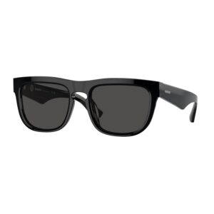 Burberry BE4431U Men's Sunglasses – Top Black On Vintage Check / Dark Grey, 56mm