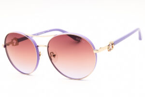 Guess GU7791-S Women's Sunglasses β Gold / Violet Gradient Mirror, 62mm