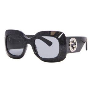 Gucci GG1695S Women's Sunglasses β Black With Glitter / Grey, 51mm
