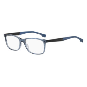 Hugo Boss BOSS1581 Men's Eyeglasses β Transparent Blue, 57mm