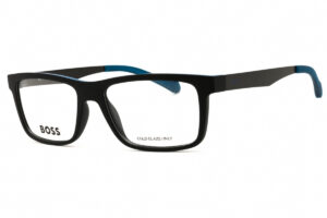 Hugo Boss BOSS0870 Men's Eyeglasses β Matte Black Blue, 54mm