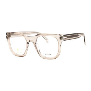David Beckham DB7123 Men's Eyeglasses β Transparent Beige, 50mm