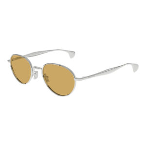 Bottega Veneta BV1396S Women's Sunglasses – Silver / Brown, 50mm