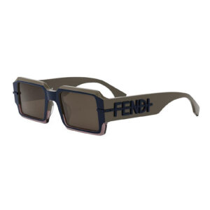 Fendi FE40073U Men's Sunglasses β Shiny Brown / Brown, 52mm