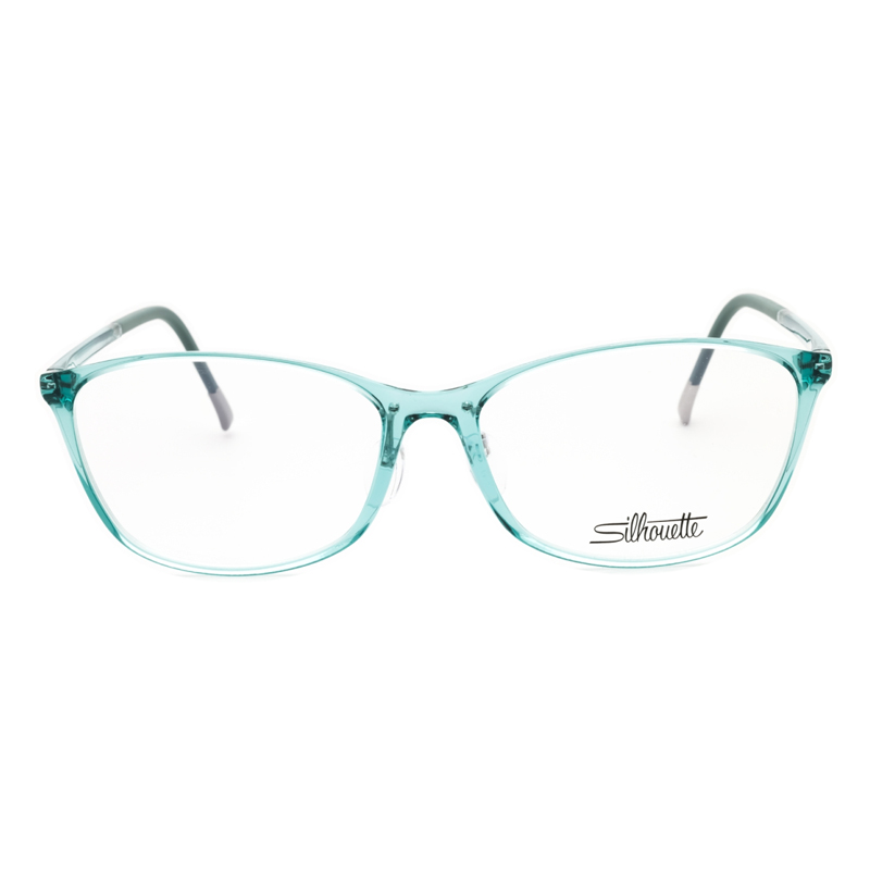 Silhouette SPXILLUSIONFULLRIM1603/75 Unisex Eyeglasses – Shiny Carribbean Blue, 55mm - Image 2