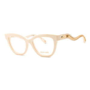 Roberto Cavalli VRC072 Women's Eyeglasses – Shiny Beige, 53mm
