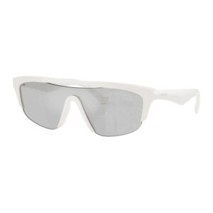 Burberry BE4460U Men's Sunglasses β White / Grey Silver Mirror With Picture