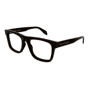 Alexander McQueen AM0357O Men's Eyeglasses β Havana, 52mm
