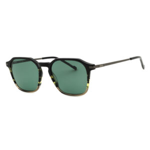 Zeiss ZS24721SLP Men's Sunglasses β Black/Striped Khaki / Green, 53mm