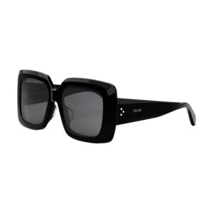 Celine CL40263F Women's Sunglasses β Shiny Black / Smoke, 54mm
