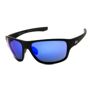 Under Armour UABATTLE/O Men's Sunglasses β Matte Black Grey / Blue Sky Mirrored, 65mm