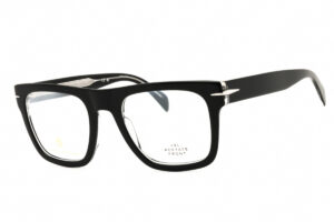 David Beckham DB7020/FLAT Men's Eyeglasses β Black On Clear, 51mm
