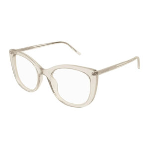 Saint Laurent SL778 Women's Eyeglasses β Transparent Beige, 55mm