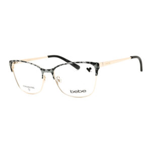 Bebe BB5221 Women's Eyeglasses – Jet Lace, 52mm