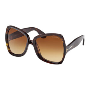 Tom Ford FT1222 Women's Sunglasses β Dark Havana / Brown Gradient, 60mm