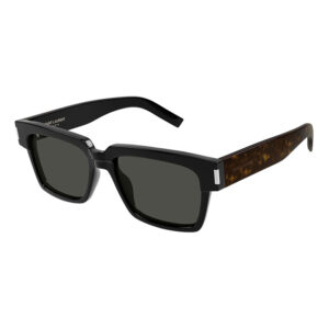 Saint Laurent SL732VADIM Men's Sunglasses β Black/Dark Havana / Grey, 54mm