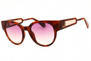 Max & Co MO0085 Women's Sunglasses β Dark Havana / Violet Gradient Mirror, 50mm