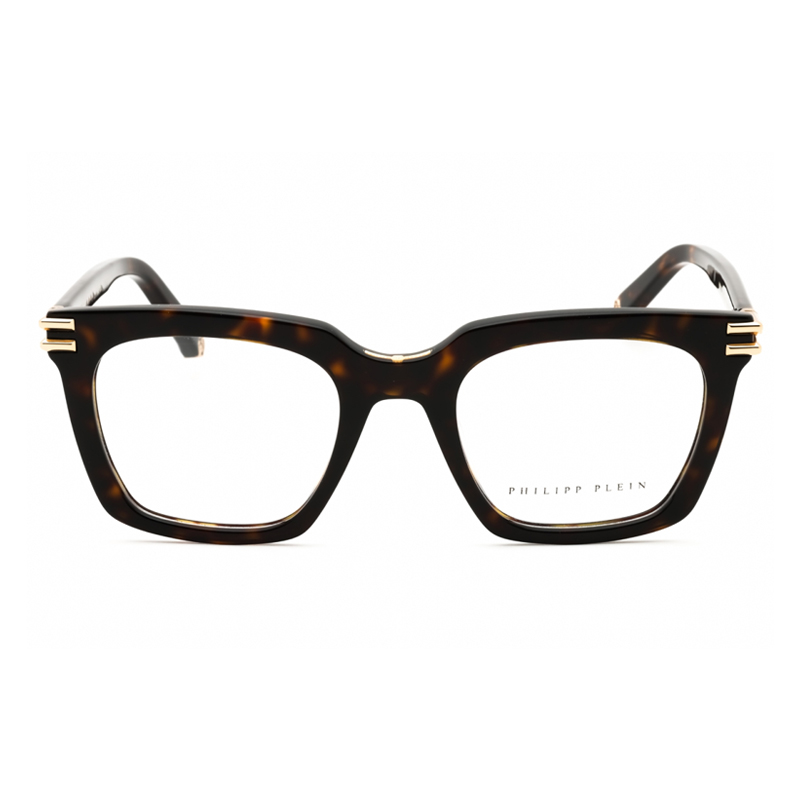 Philipp Plein VPP115M Men's Eyeglasses – Shiny Dark Havana, 51mm - Image 2