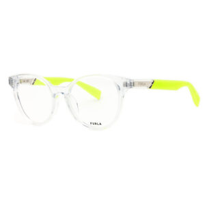 Furla VFU667 Women's Eyeglasses β Shiny Crystal, 51mm