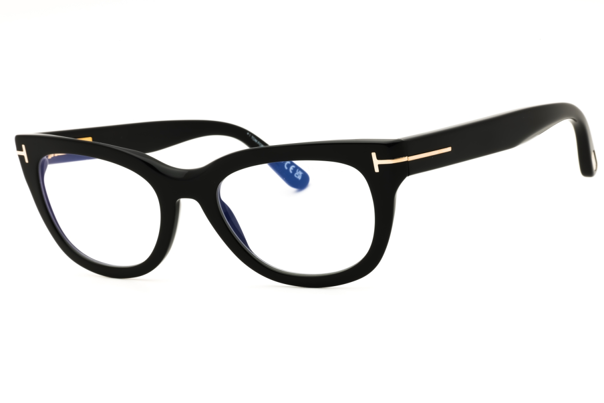 Tom Ford FT6066-B Women's Eyeglasses – Shiny Black, 53mm