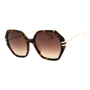 Chopard SCH370M Women's Sunglasses β Dark Havana / Brown Gradient, 57mm
