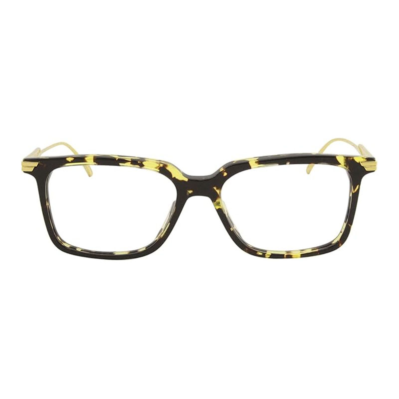 Bottega Veneta BV1009O Unisex Eyeglasses – Havana/Gold, 54mm - Image 2