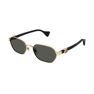 Gucci GG1593S Women's Sunglasses – Endura Gold / Grey, 56mm