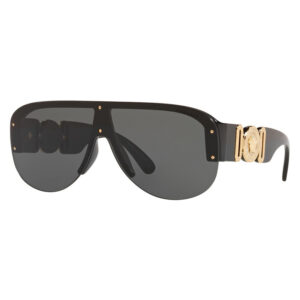Versace VE4391 Men's Sunglasses – Black / Dark Grey, 48mm